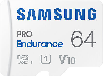 Samsung - PRO Endurance 64GB microSDXC SD Memory Card