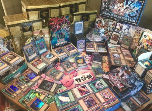 ::YUGIOH CARD BUNDLE! 100 CARDS INCLUDING 5 HOLO’S AND 5 RARES! MYSTERY JOBLOT!