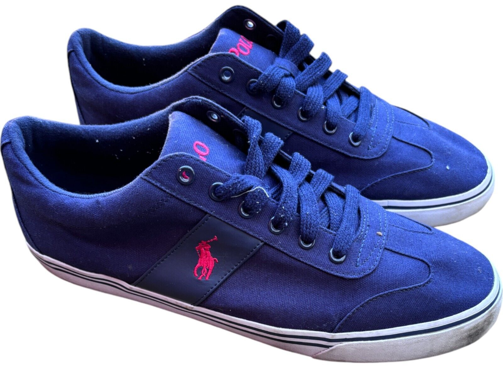 Polo Ralph Lauren Zev Low Top Sneakers Mens Size 13D Blue