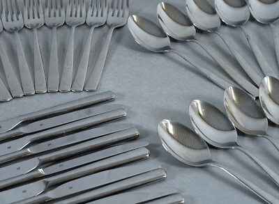 WMF Cromargan Besteck Menübesteck Tafelbesteck 35 teilig für 12 Personen Vintage