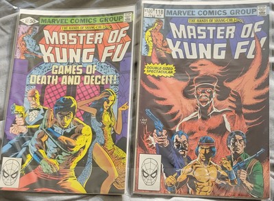 Master of Kung Fu #97 & #118, The Hands of Shang-Chi ...VF/NM 9.0 