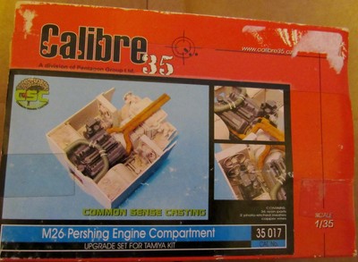 CALIBRE 35 35017 1/35 M26 PERSHING ENGINE COMPARTMENT FOR TAMIYA UPGRADE