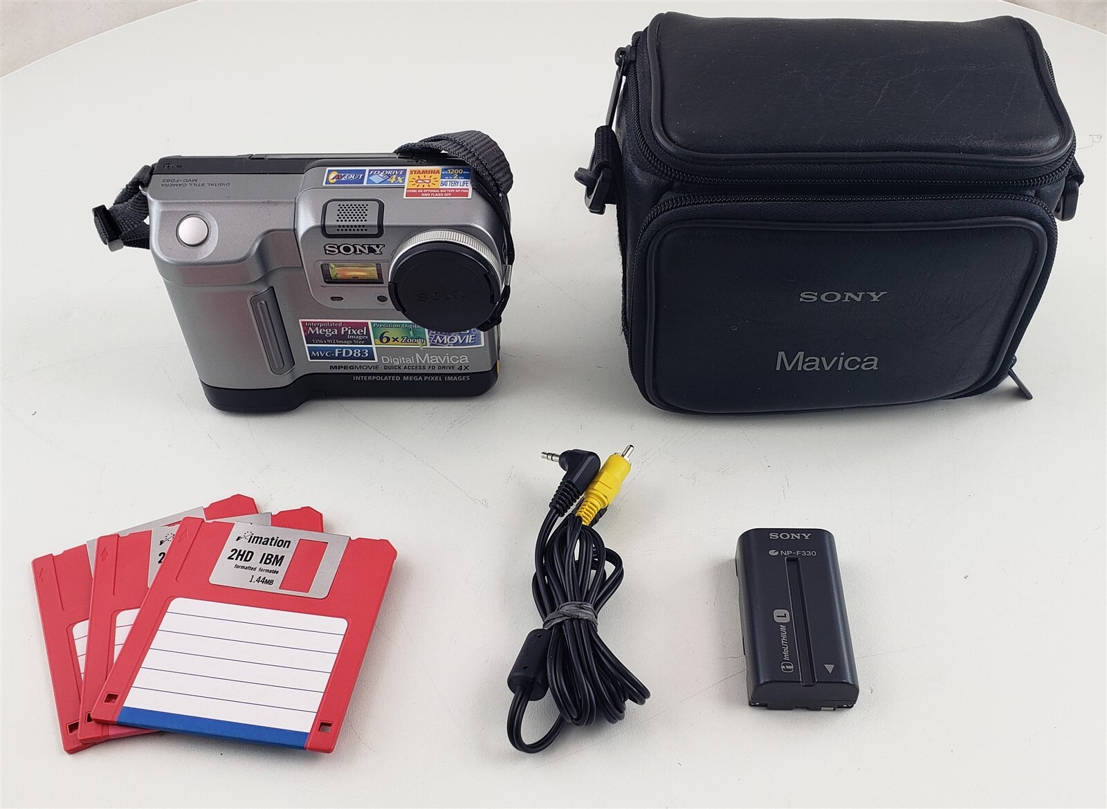 SONY MVC FD83 デジカメ　セット SONY MVC FD83 デジカメ セット Sony MVC-FD83 Mavica Gray 3X