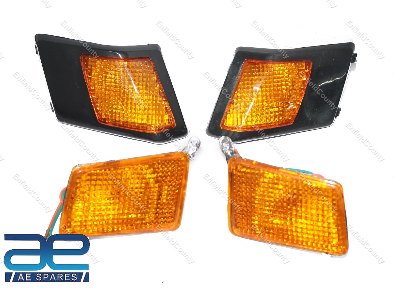 Indicator Blinker Front & Rear Set Of 4 Unit Bajaj Chetak Scooter 