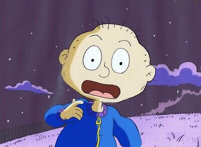 Rugrats Original 1990's Production Cel Animation Art 90's Nickelodeon Tommy
