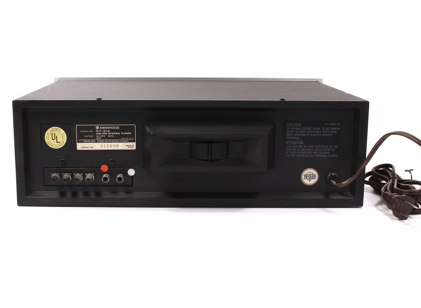 Vintage Kenwood AM-FM Stereo Tuner Model KT – 313