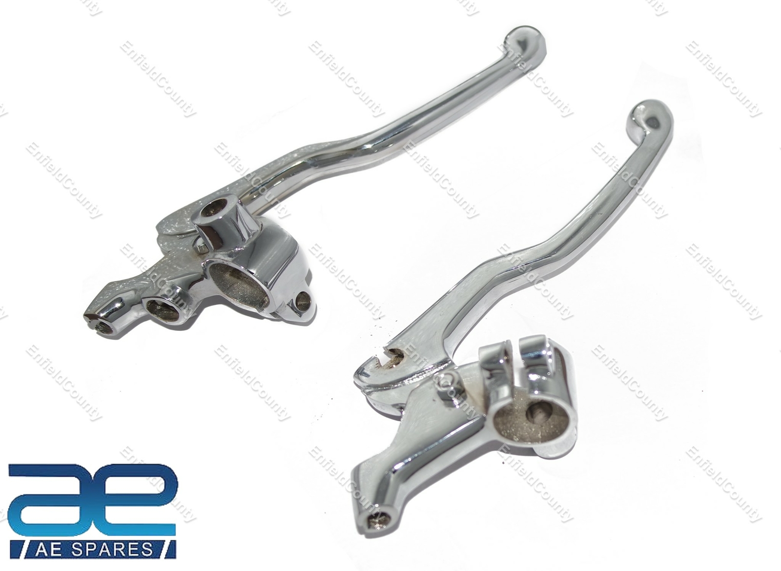 Fits For Royal Enfield Early Model Chrome plated Clutch And Brake Lever Assembly