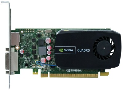 Graphic Card 4K Nvidia Quadro K600 1GB Gpu Pcie x16 Hdcp DP1.2 Cuda Opengl