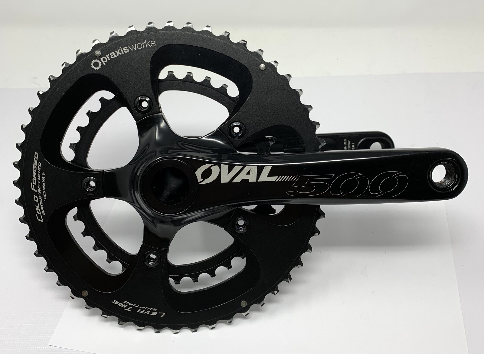 Oval Concepts 500 Praxis Works 52/36T 10/11 SPD Crankset 172.5mm