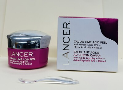 LANCER Caviar Acid Lime Peel with 10% Glycolic Acid + 10% Phytic Acid + Retinol.
