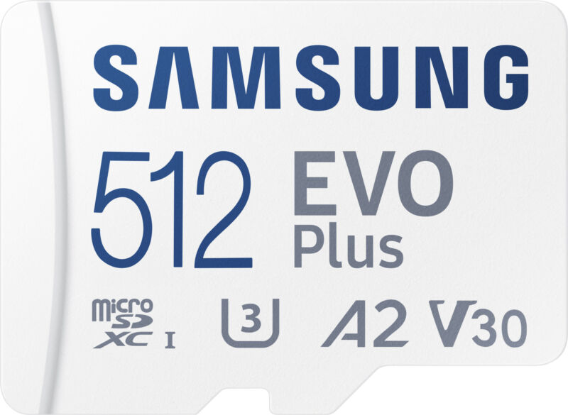 Samsung - EVO Plus 512GB microSDXC UHS-I Memory Card with Adapter