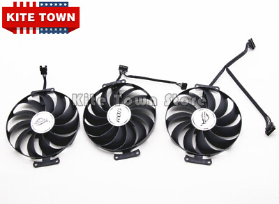 NEW Fan For ASUS Graphics Card ROG STRIX 3060Ti 3070 3080 3090 6700xt 6800 6900