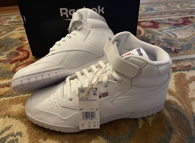 Reebok Exo Fit Hi Men's Athletic Sneaker White Trainers Shoe Size 11