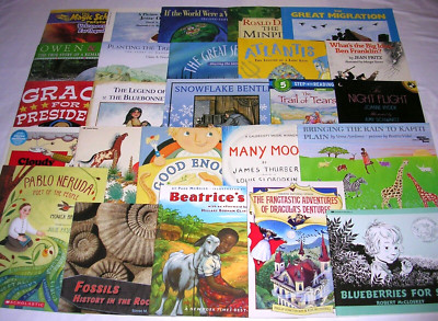 Lot 25 Reading Level 4 - 5 ACCELERATED READERS 4th 5th Grade AR Picture Books