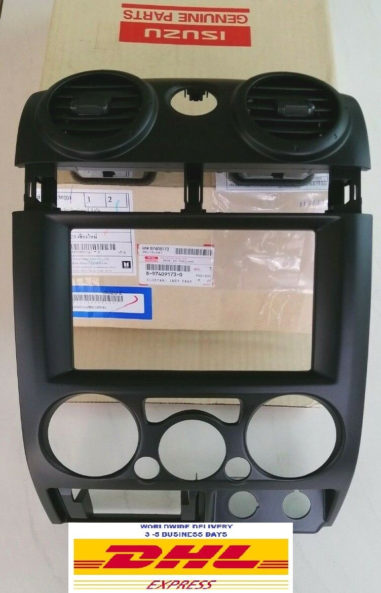 Genuine Black Cluster Panel Stereo Console Front Center For