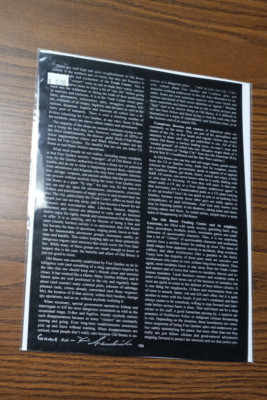 Rifts Free Quebec, page 153 - original negative with COA - 1/2 Off till Dec 11