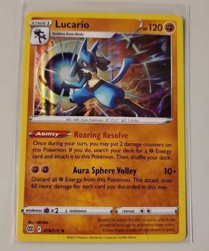 PSA 9 Mint Lucario 026/040 Lost Link Holo 2010 Japanese Card