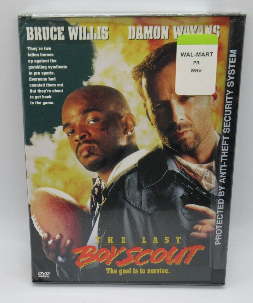 the last boyscout dvd movie, bruce willis, damon wayans, chelsea field, fs/ws the last boyscout dvd movie, bruce willis, damon wayans, chelsea field, fs/ws