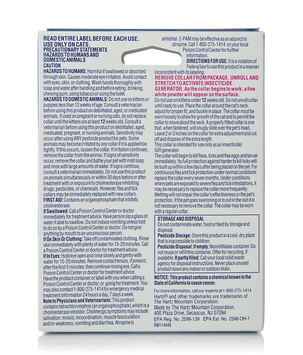 Hartz UltraGuard Plus Reflective Flea & Tick Collar for Cats and Kittens