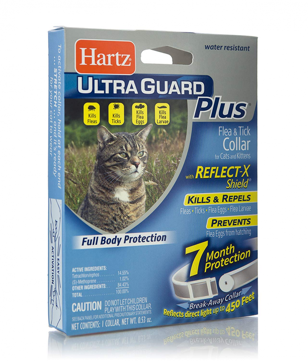 Hartz UltraGuard Plus Reflective Flea & Tick Collar for Cats and Kittens