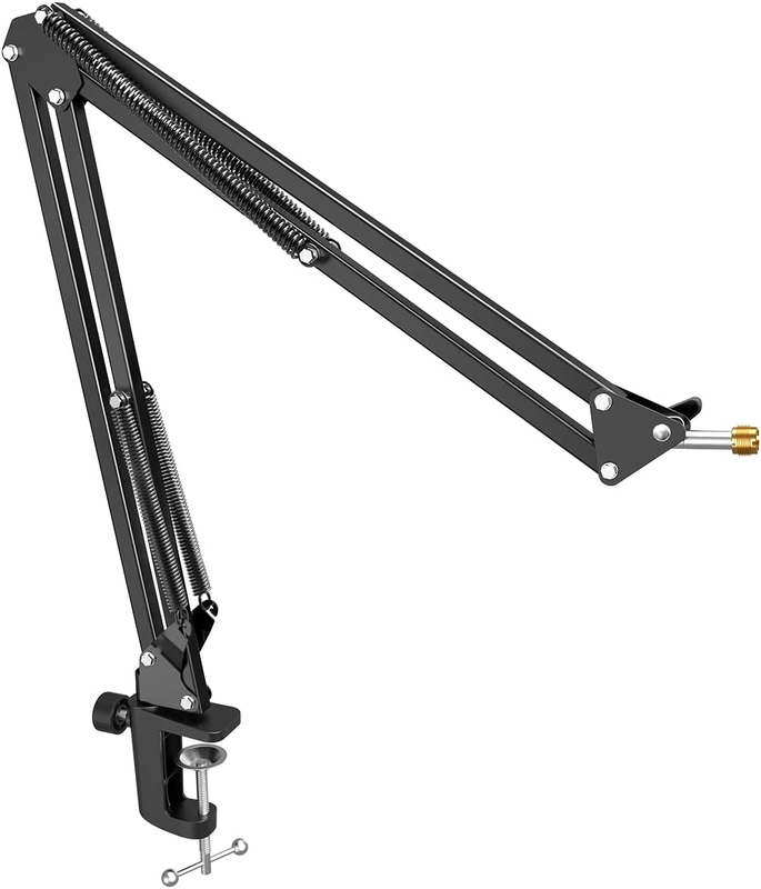 Microphone Arm Stand, Suspension Mic Scissor Boom Arm stand with Metal Material,