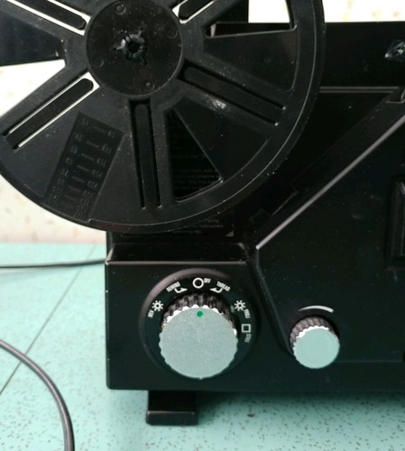 Vintage Chinon Whisper Dual 8 Projector for Parts or Repair