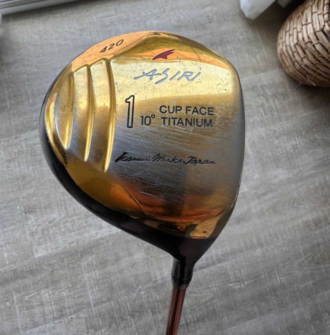 RARE Kamui Works Japan Asiri 420 Gold Driver | eBay
