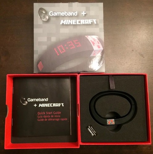 Gameband for Minecraft Game Band Size Small - Play Anywhere- open package
