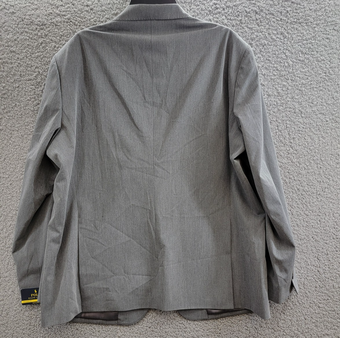 Polo Ralph Lauren Single-Breasted Twill Sport Coat Men's 48R Grey Notch Lapel - Picture 13 of 21