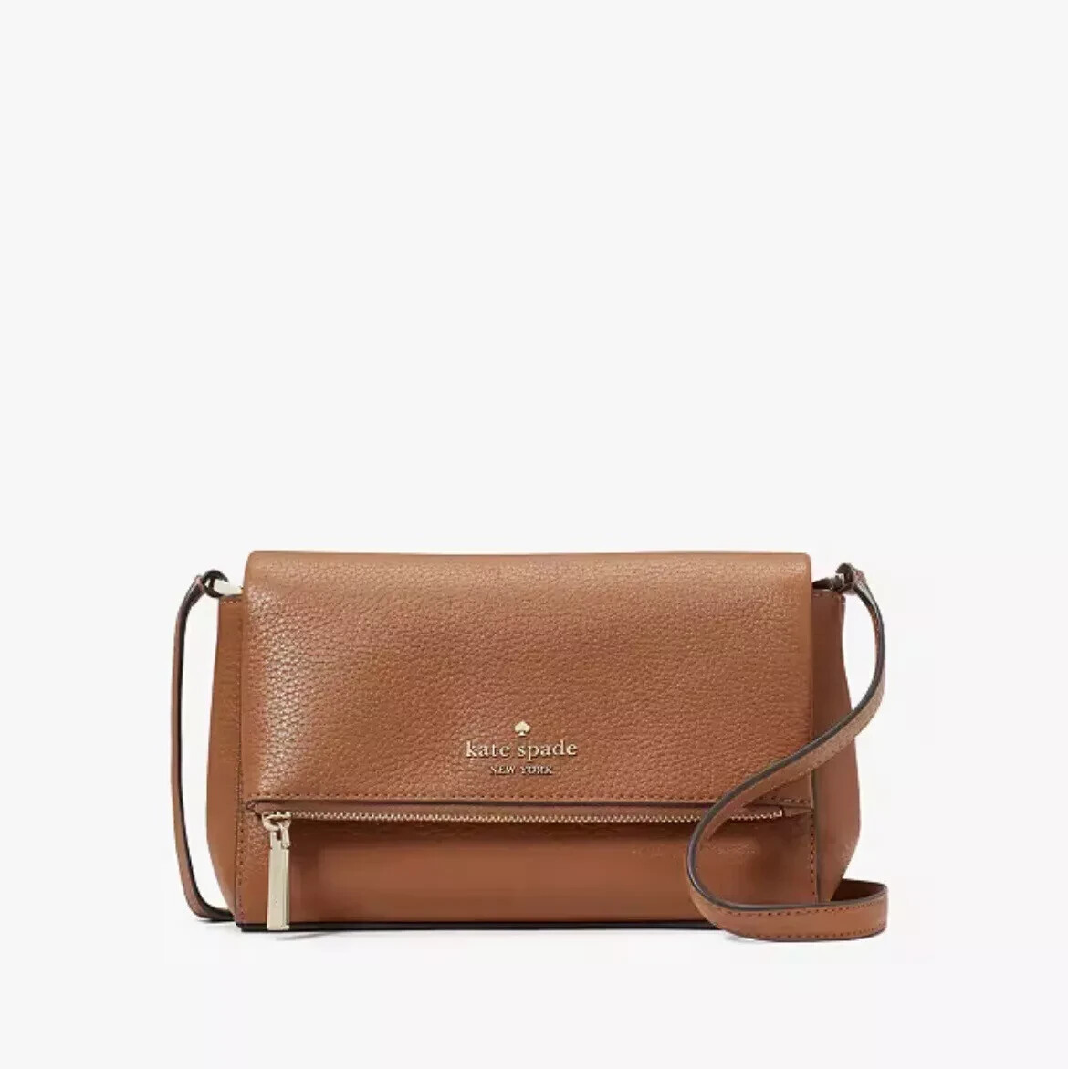 Kate Spade New York Leila Mini Zip Warm Ginger Pebble