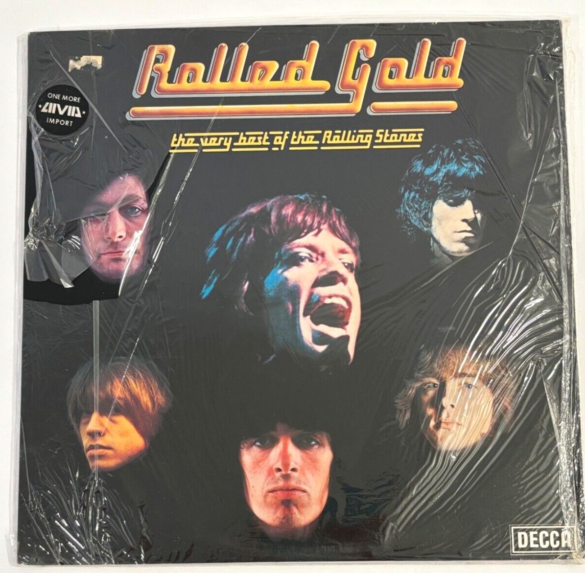 THE ROLLING STONES ~ ROLLED GOLD ~ORIGINAL IMPORT 2-LP SET