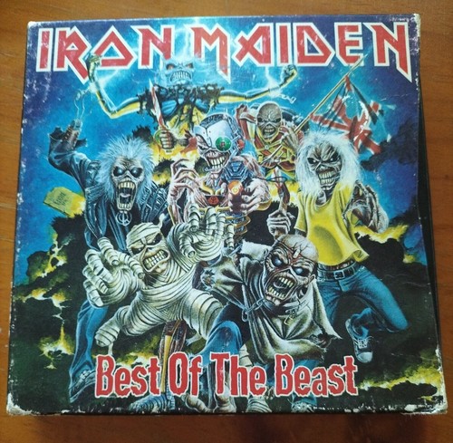 IRON MAIDEN - BEST OF THE BEAST - 2CD PLUS BOOKLET in SLIP