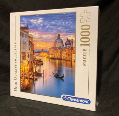 ''Lighting Venice'' Clementoni New in Sealed Box 1000 Piece Jigsaw Puzzle; Italy