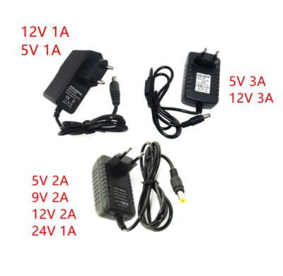 DC5V 9V 12V 24V 1A 2A 3A Adaptor Swiching Power Supply Charger  For Led Strip