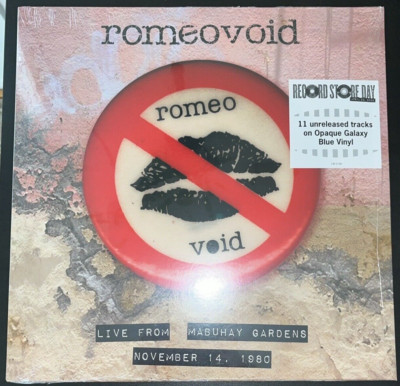 ROMEO VOID LIVE FROM MABUHAY GARDENS BLUE VINYL LP RSD LIMITED SEALED MINT