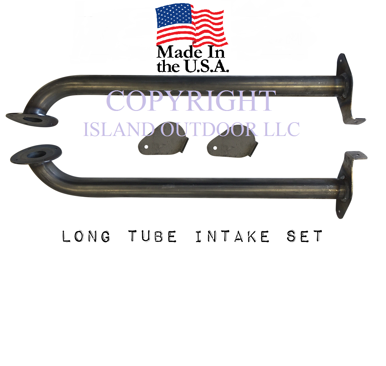 UDS air inlet Long Tube Intake pipe valve BBQ Ugly Drum Smoker DIY parts set (2)