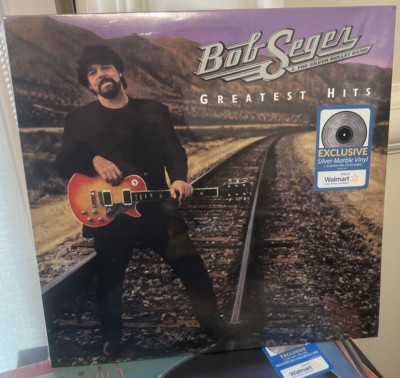 BOB SEGER & THE SILVER BULLET BAND GREATEST HITS SILVER MARBLE VINYL SEALED LP
