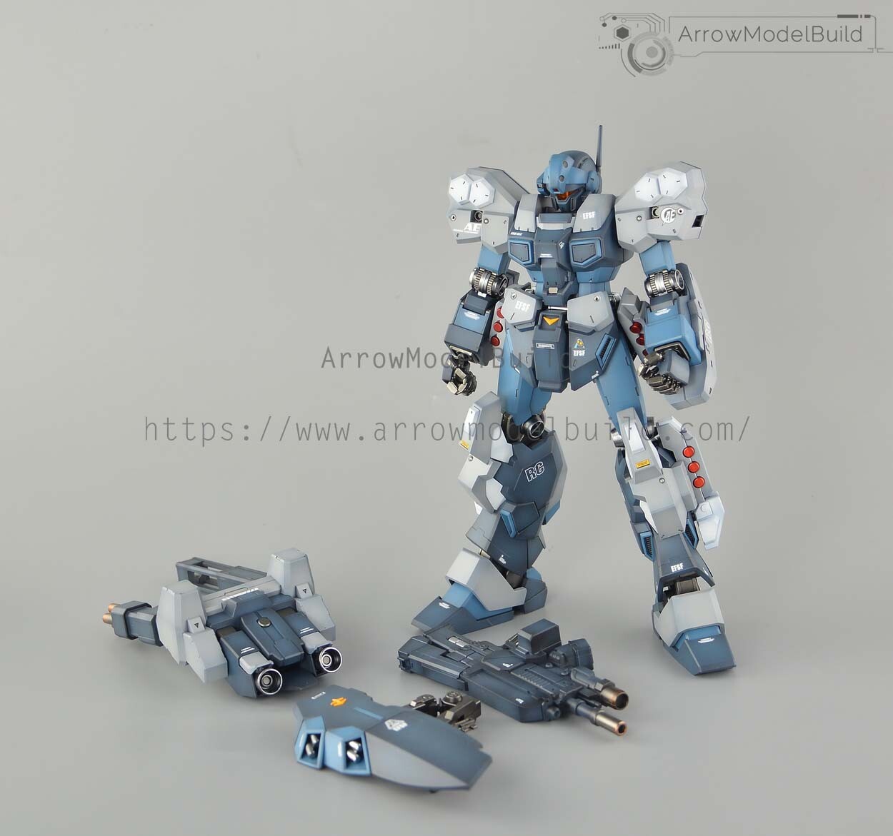 AeroModelBuild Jesta Cannon Built & Painted MG 1/100 Model