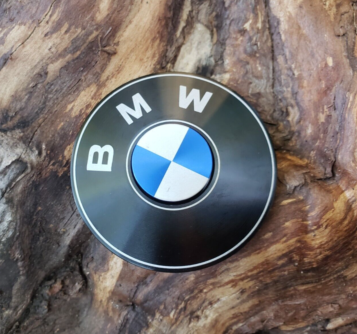 Black White Very Cool Metal Fidget Spinner Toy Boys Girls Kids Adults ADHD Focus