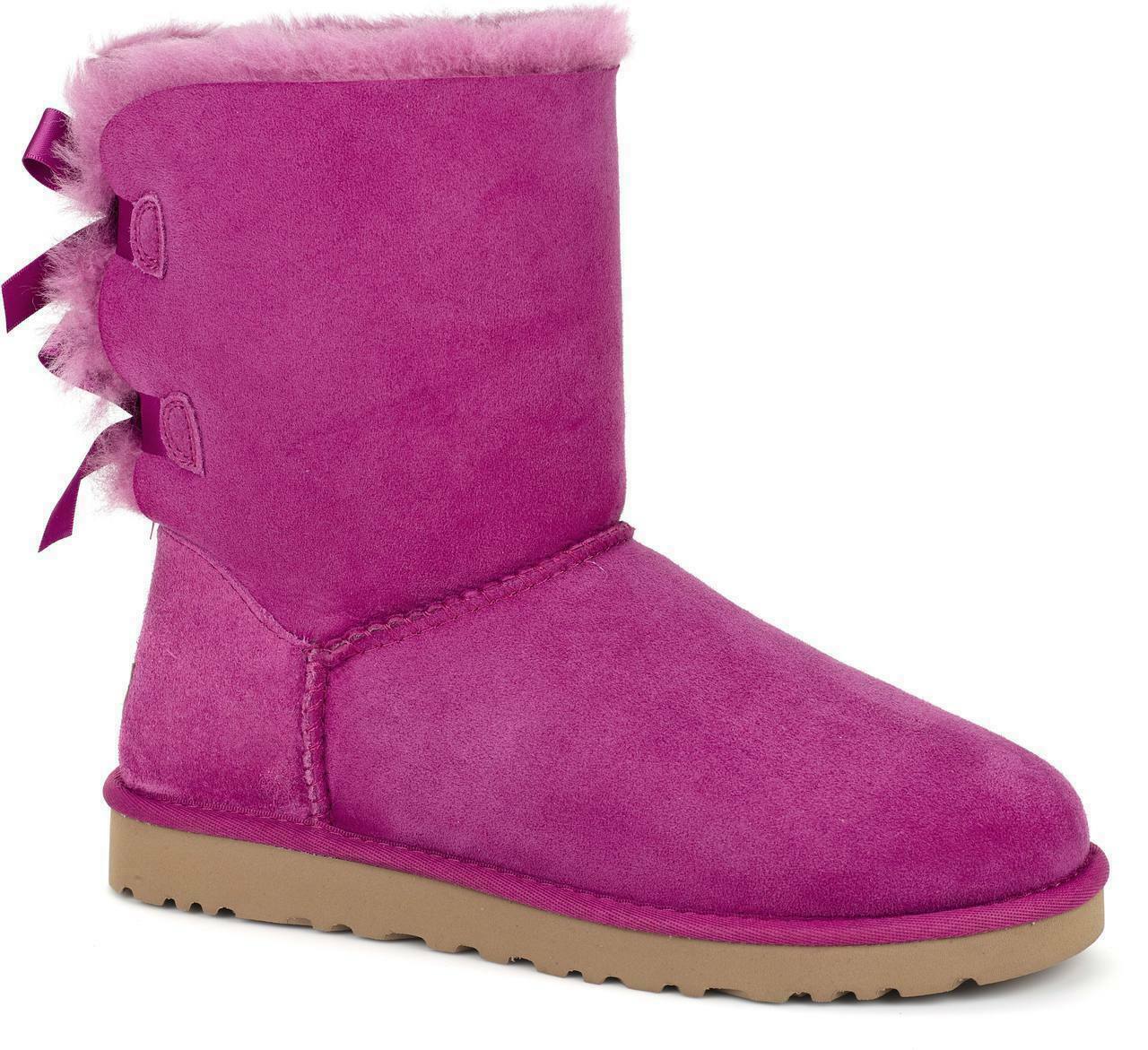 Women UGG Australia Bailey Bow Boot 1002954 Victoria Pink