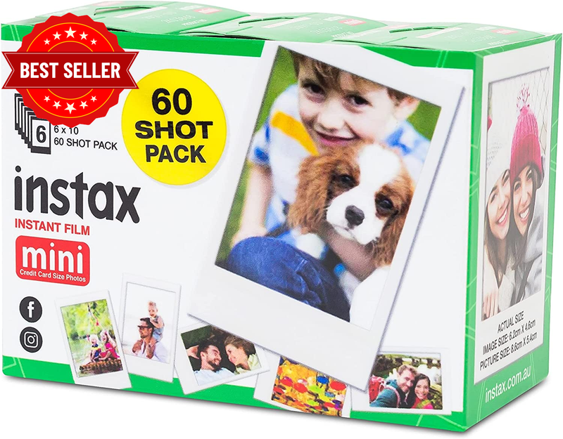 Instax  Mini Film, White 60 Pack