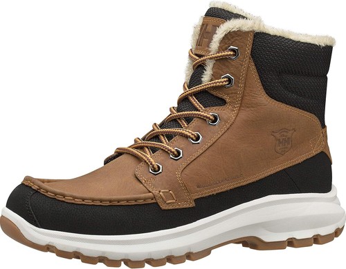 Pre-owned Helly Hansen Helly-hansen Mens Garibaldi V3 Winter Boot, Multiple Colors In New Wheat/black/soccer Gum