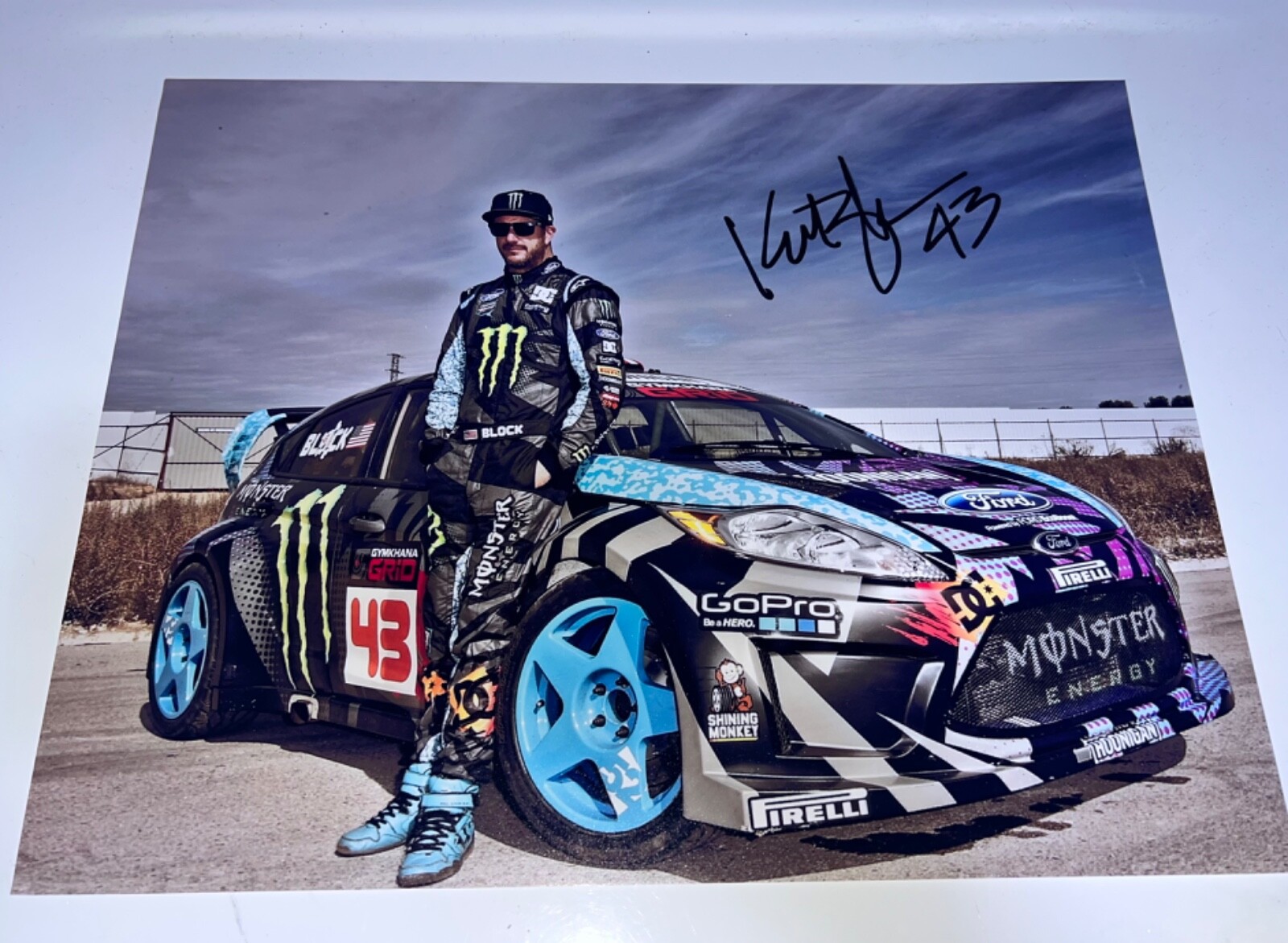 KEN BLOCK 直筆サイン dc monster D1 hoonigan