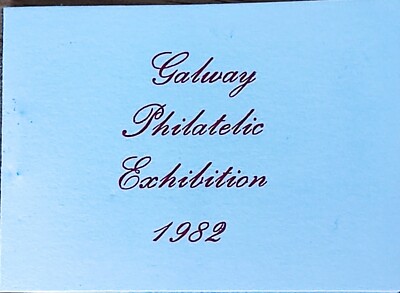 Ireland 1982 Galway Philatelic Exhibition Stamp Booklet No 188/300 HIB DX36