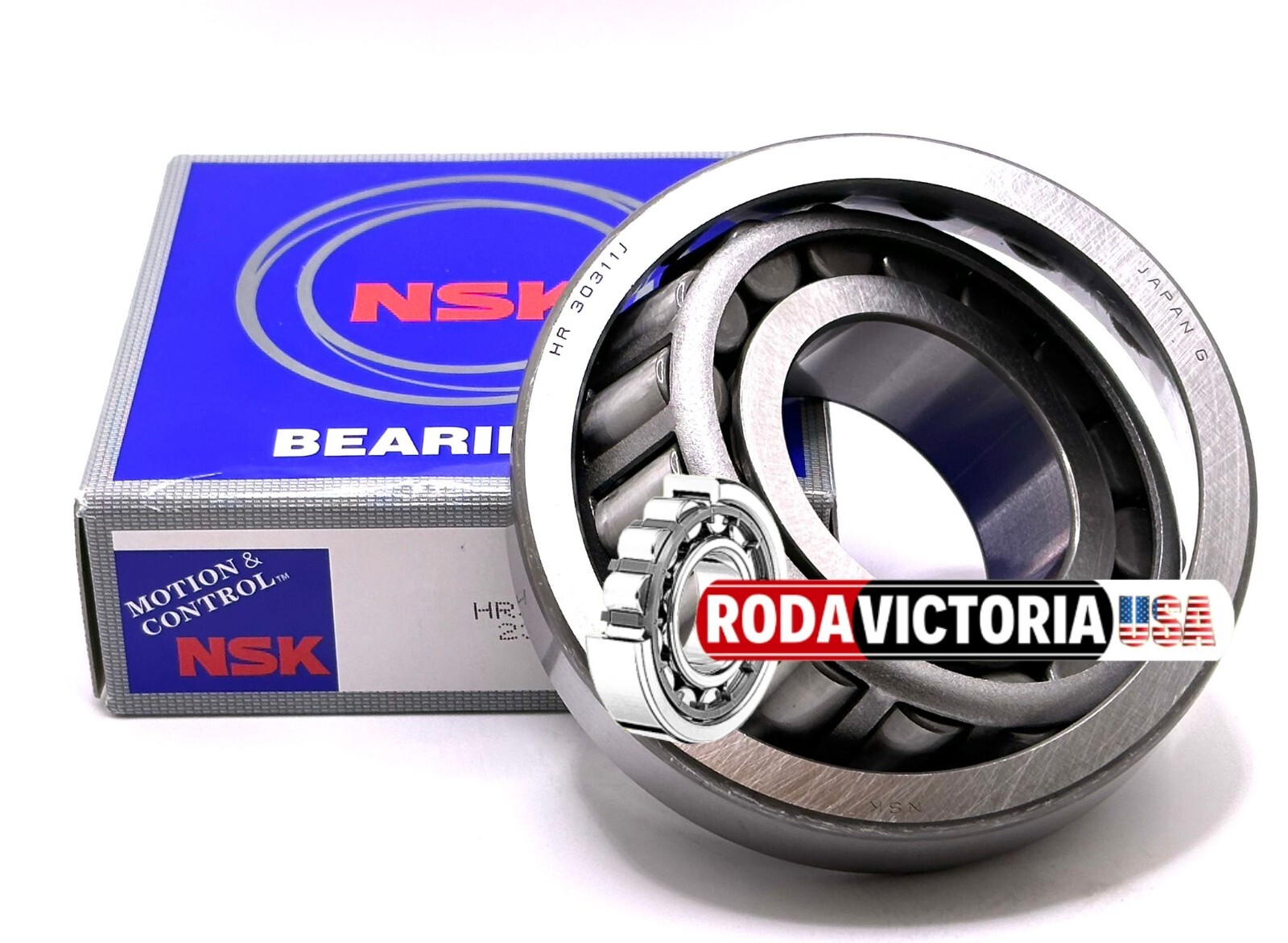 NSK MADE IN JAPAN 30311 J TAPERED ROLLER BEARING 50x120x31.5