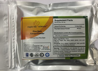 Pine Bark Extract Powder 95%OPC Pure & High Quality Powderful Antioxidant