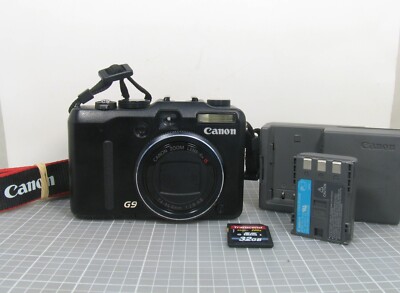 Canon Powershot G9 12.1MP 6X 35-210mm equiv IS Zoom Lens Prosumer Digital Camera