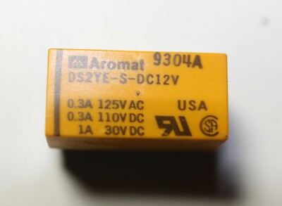 Aromat DS2YE-S-DC12V Relay 12V DPDT (2 Form C)  ***NEW***