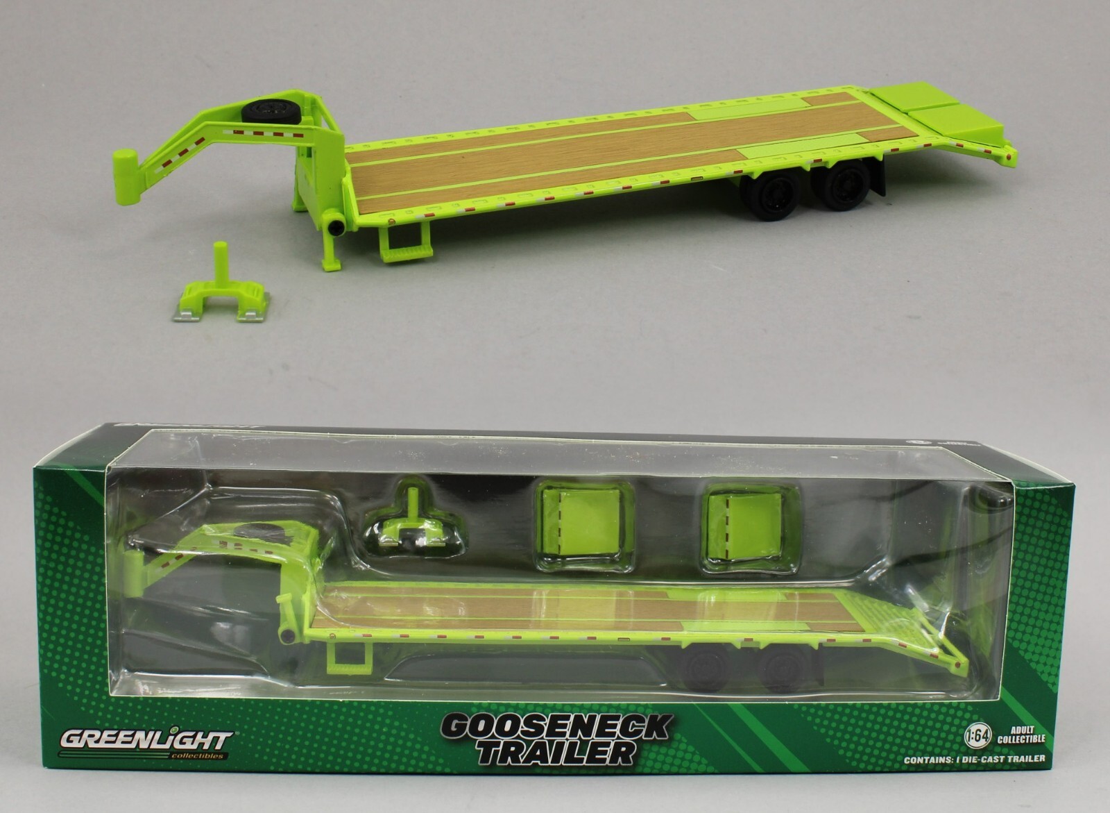 ダイキャスト モデルカー Greenlight UPS Trailer 1/64 2019 Package Car 