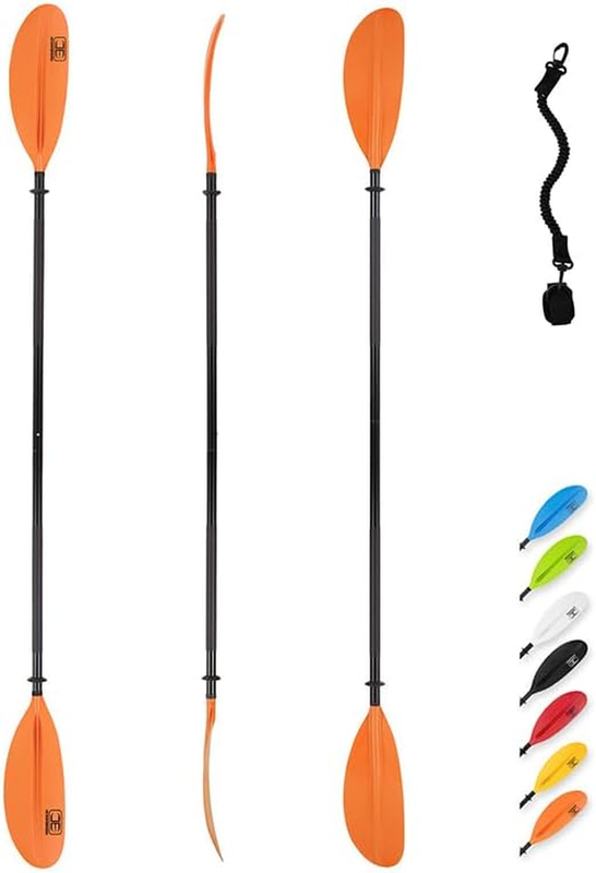 Paddle 86in/218cm - 90.5in/230cm - 95in/241cm Alloy Shaft Kayaking Boating